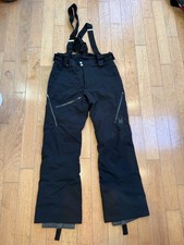 Black Spyder salopettes, size