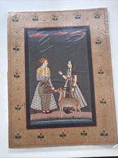 Mughal Indian Oil On Paper