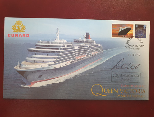 Cunard queen victoria maiden - queen,