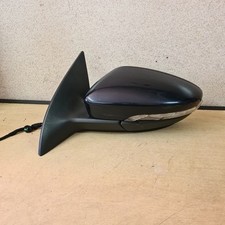 VW PASSAT CC 2012-2017 WING MIRROR LEFT SIDE IN BLACK 3C8857933A DAMAGED 