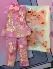 Pink Qipao Top With Trousers And Glasses For Blythe Dolls