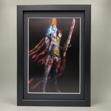 HARLEQUIN SOLITAIRE FRAMED ART. ELDAR, AELDARI, WARHAMMER 40K 40,000