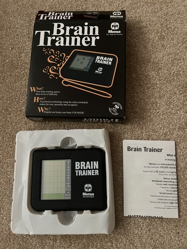 Mensa handheld brain trainer - handheld,