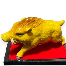 Kutani Boar Statue Japanese