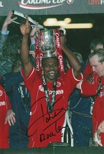 Signed GEORGE BOATENG 12"x8"