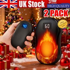 2 Pack 10000mAh Hand Warmers Rechargeable Electric Hand Warmers with Double Side