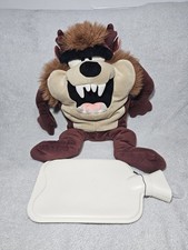 Looney Tunes Vintage Taz 22” Plush Hot Water Bottle Cover & New Bottle. 