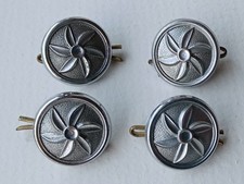 4 x Unidentified Badges -