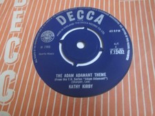 KATHY KIRBY -" The Adam Adamant Theme " 1966 UK Decca 45 , F.12432