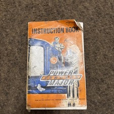 Fordson Power Major Tractor Instruction Book Vintage