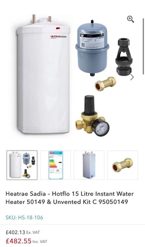Water heater heatrae sadia - water,