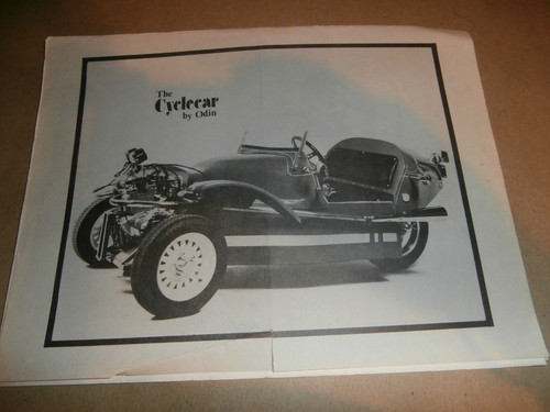 Vintage 1982 cyclecar odin - vintage,