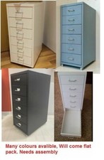 IKEA Helmer Metal 6 Drawer