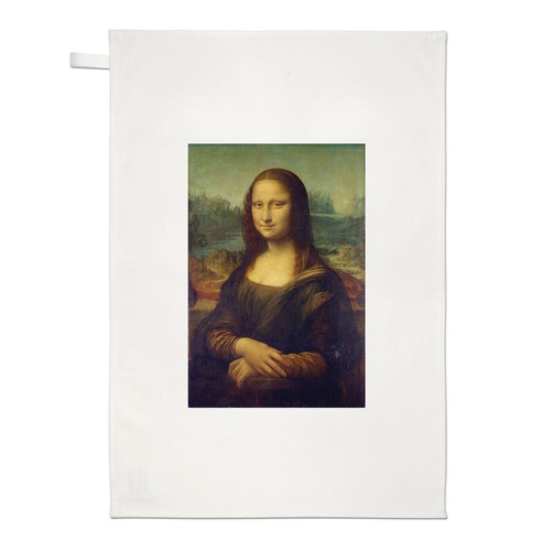 Mona lisa tea towel - towel, art