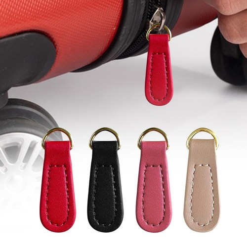 2pcs zipper pulls leather - 2pcs,