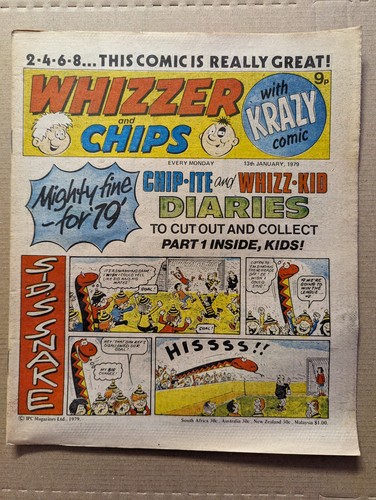 Whizzer and chips comic - chips, 13th