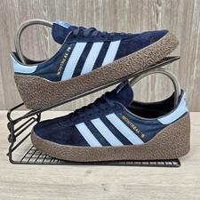 Adidas Montreal 76 Size UK 6.5 Navy Blue Suede Trainers Rare CQ2175 Gum 
