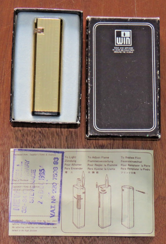 Vintage win cigarette lighter - vintage,