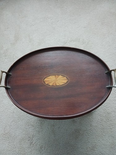 Vintage mahogany butler tray - vintage, butler's