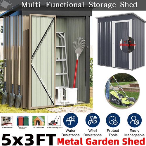 5x3ft garden storage shed - 5x3ft,