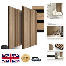 Contemporary Oak Acoustic Wall