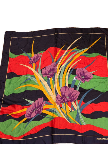 Vintage silk scarf - vintage,