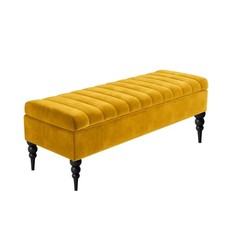 Velvet Ottoman Bench, Shoe