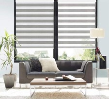 Zebra Dual Layer Roller Blinds