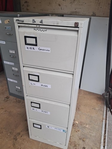 Four drawer steel - steel, filing
