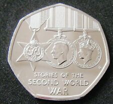 2025 STORIES OF THE SECOND WORLD WAR GB 50p FIFTY PENCE COIN BU - IN STOCK