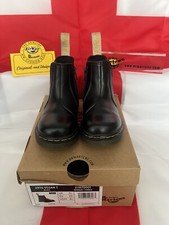 Dr Martens Kids 2976 Vegan T Chelsea Boots Black Size 5.5 Zip Up New Boxed