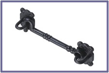 8" Black Antique Cast Cabin