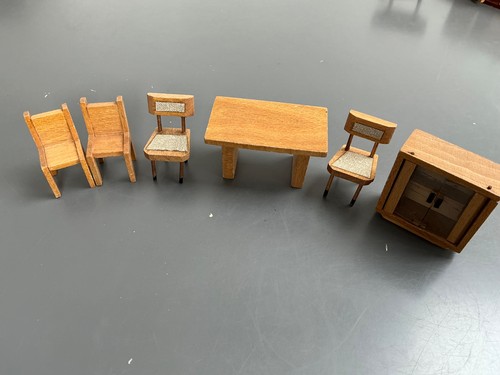 Vintage wooden doll house - vintage,