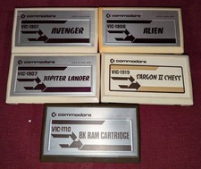 5x Commodore Vic+20 assorted