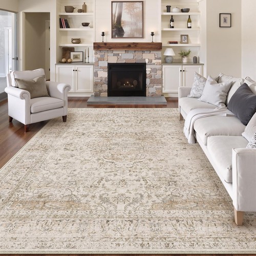 Vintage area rug low pile - vintage,