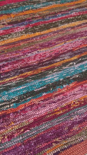 Handmade indian chindi rag - handmade,