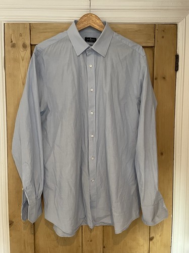 Jeff banks white blue shirt - jeff, +