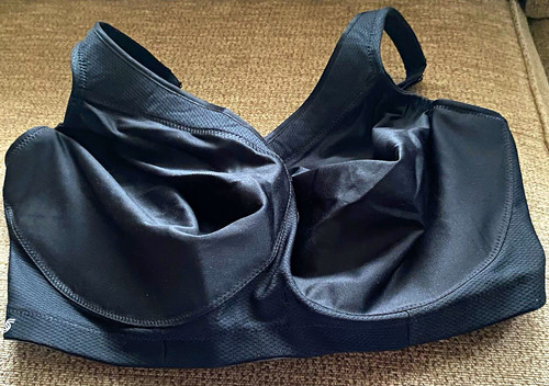 Glamorise black sports bra - glamorise,