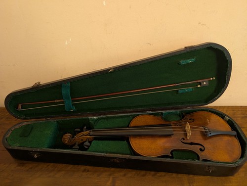 Vintage violin labeled - vintage,