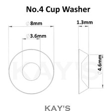 No.4, 6, 8,10,12 SOLID BRASS