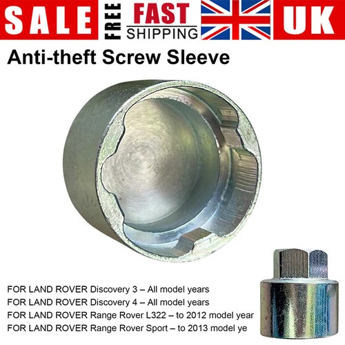 Locking wheel nut - for, land