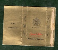 Old EMPTY cigarette packet