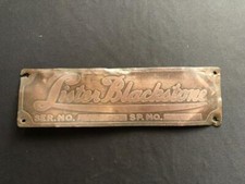 LISTER BLACKSTONE BRASS