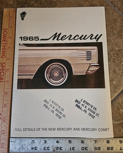 1965 mercury advertising sales - 1965,