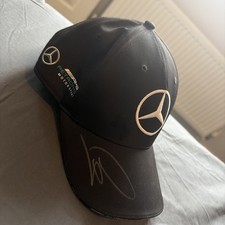 Lewis Hamilton & Valtteri Bottas Signed AMG F1 Cap & Certificate of Authenticity