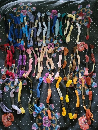 Vintage embroidery thread - embroidery,