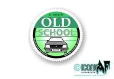 Fun Old School Tax Disc & Mk1