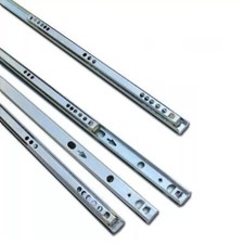 5 Pairs 17mm Metal Ball Bearing Drawer Runners  Slides 25cm Draw Depth NEW