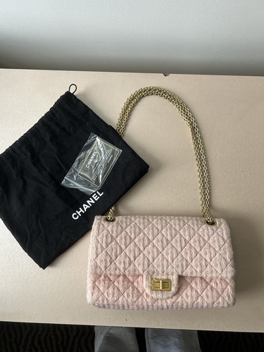 Chanel pink quilted 55 - pink, 2.55