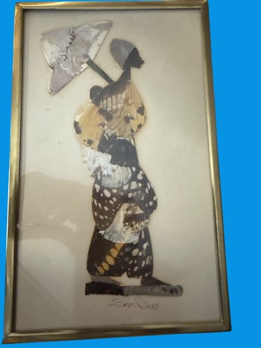 Handcrafted african butterfly - african,